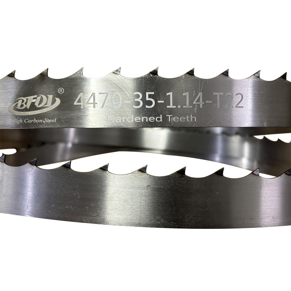 Space Saving Bandsaw Blade Custom Width C75s Bandsaw Blades for small wood processing
