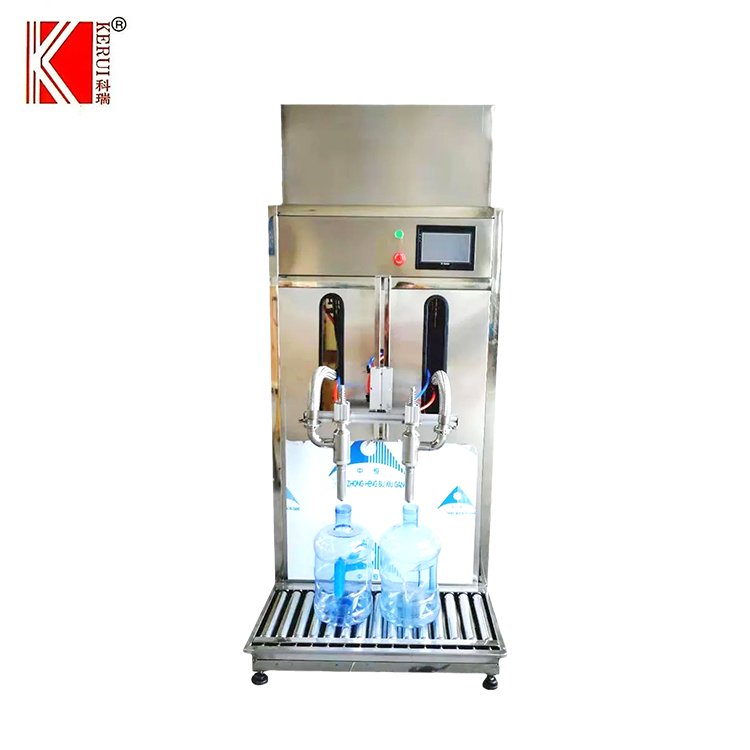 Complete Mineral Water Production Line Automatic Pure Water Bottling Machine and 6-heads of Semi-automatic Filling Machine