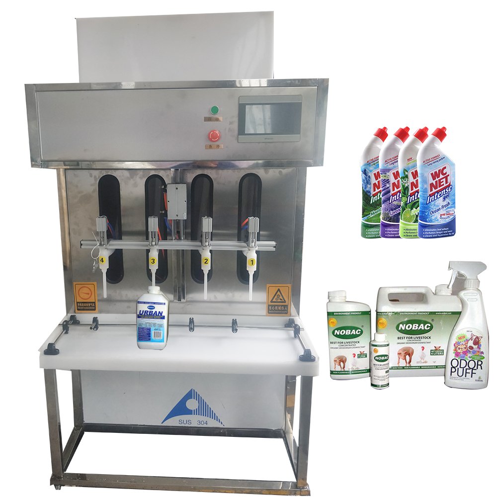 Complete Mineral Water Production Line Automatic Pure Water Bottling Machine and 6-heads of Semi-automatic Filling Machine