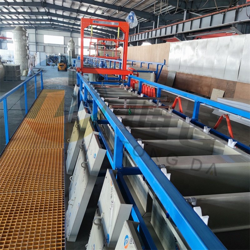 Titanium Anodizing Machine Hard Chromium Electroplating Lines Galvanized Tin Bath