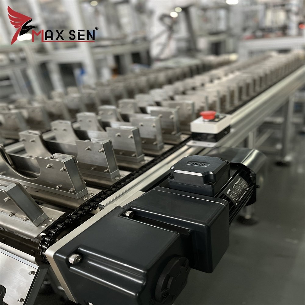 Low Noise Double Speed Chain Conveyor Drive Motorized Chain Conveyor for Auto Armchair Production Line