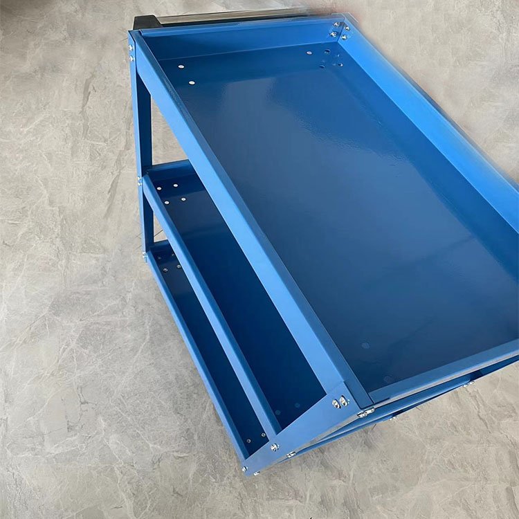 Three-Layer Auto Repair Drawer Cabinet Iron Material Tool Car Storage