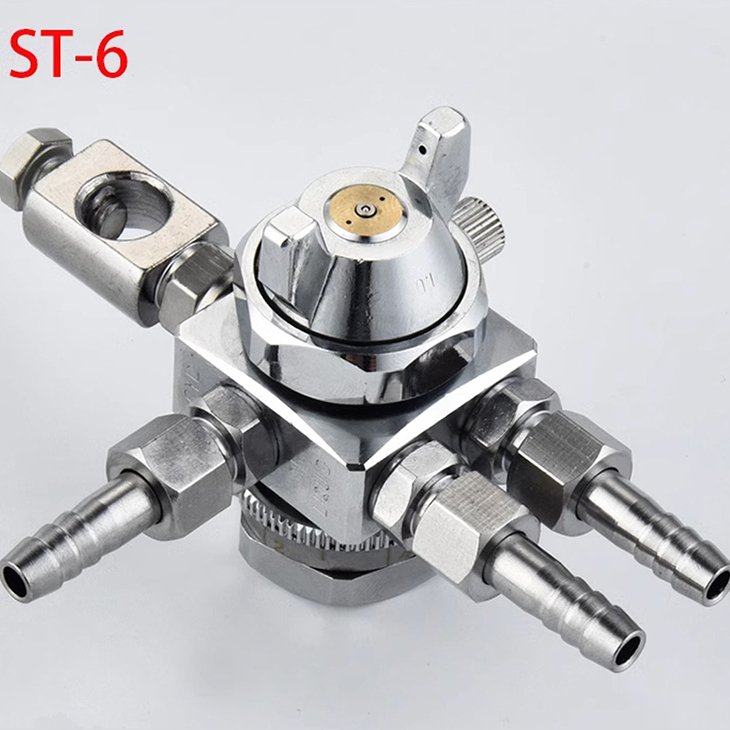 ST-6 Automatic Spray Gun Suction Molding Wave Soldering Die Casting Cooling Machine Painting Mold Release Agent Airbrush Nozzle