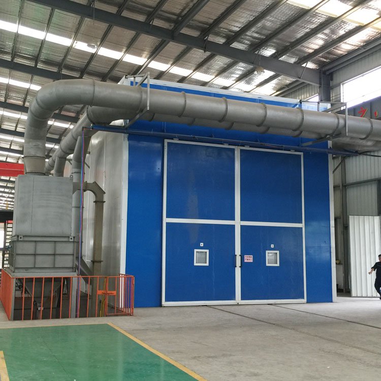 Sand Blasting Booth For Automotive Frame