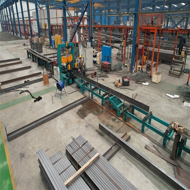 Hot Selling H Beam Steel Making Line Assembly Welding Straightening 3 In 1 Intergrated Machine