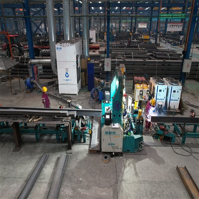 Hot Selling H Beam Steel Making Line Assembly Welding Straightening 3 In 1 Intergrated Machine