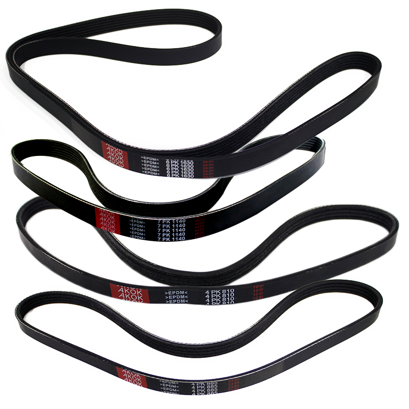 Auto Power Transmission Poly Drive Fan Belt 2PK 4PK 5PK 6PK 7PK 8PK 9PK 10PK 12PK 24PK Rubber PK V BELT