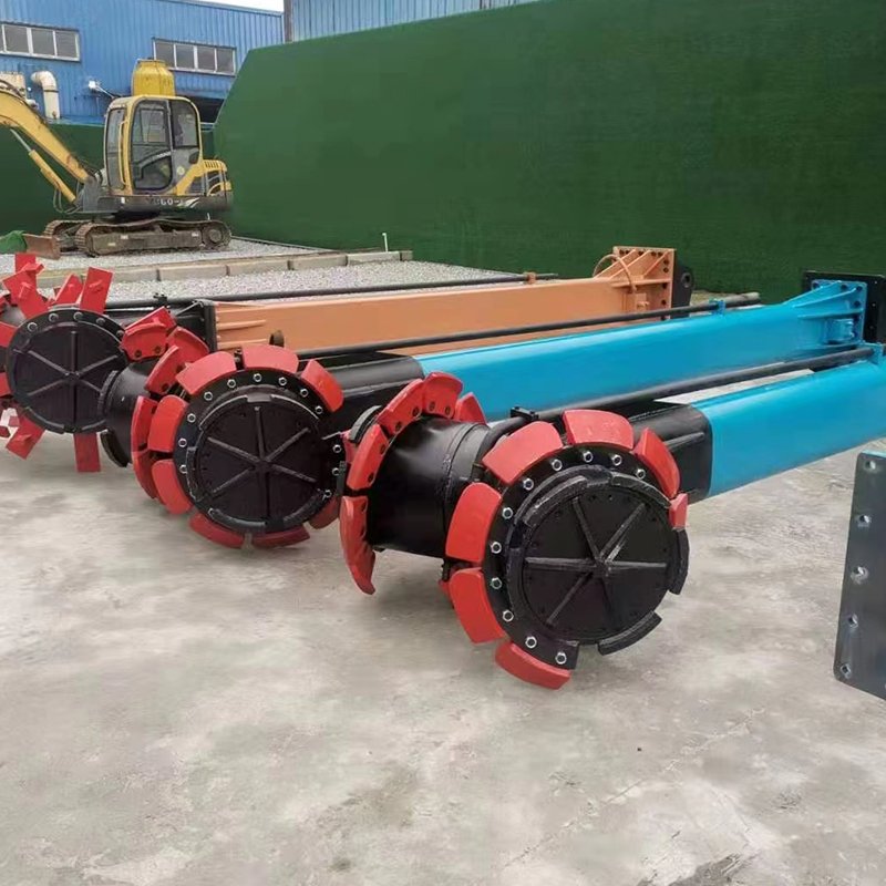 Modification of Mud Mixing Head Hook Machine to High Power Solidifier Excavator Solidification Mixing Head
