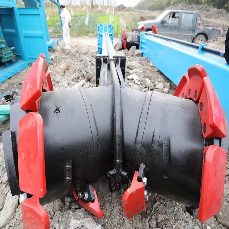 Modification of Mud Mixing Head Hook Machine to High Power Solidifier Excavator Solidification Mixing Head