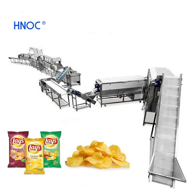 Automatic Potato Chips Cutting Slicing and Making Frying Process Line Offer