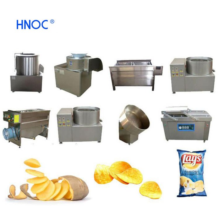 Automatic Potato Chips Cutting Slicing and Making Frying Process Line Offer