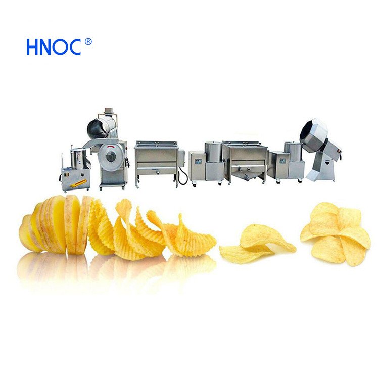 Automatic Potato Chips Cutting Slicing and Making Frying Process Line Offer