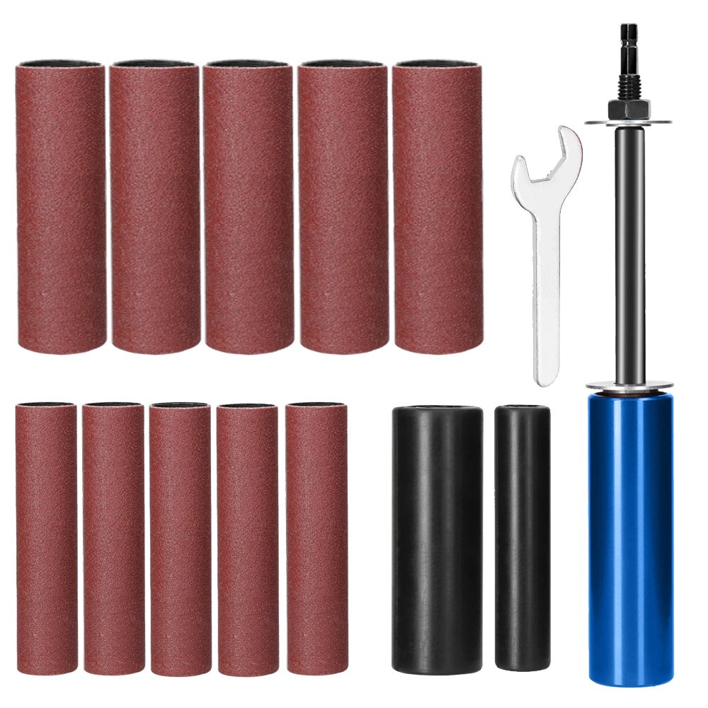 Woodworking sanding tools: Belt sander sanding rod comes with sandpaper