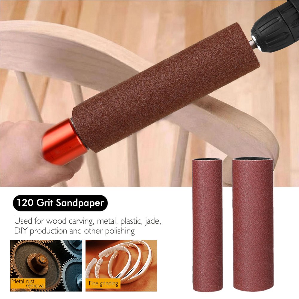Woodworking sanding tools: Belt sander sanding rod comes with sandpaper