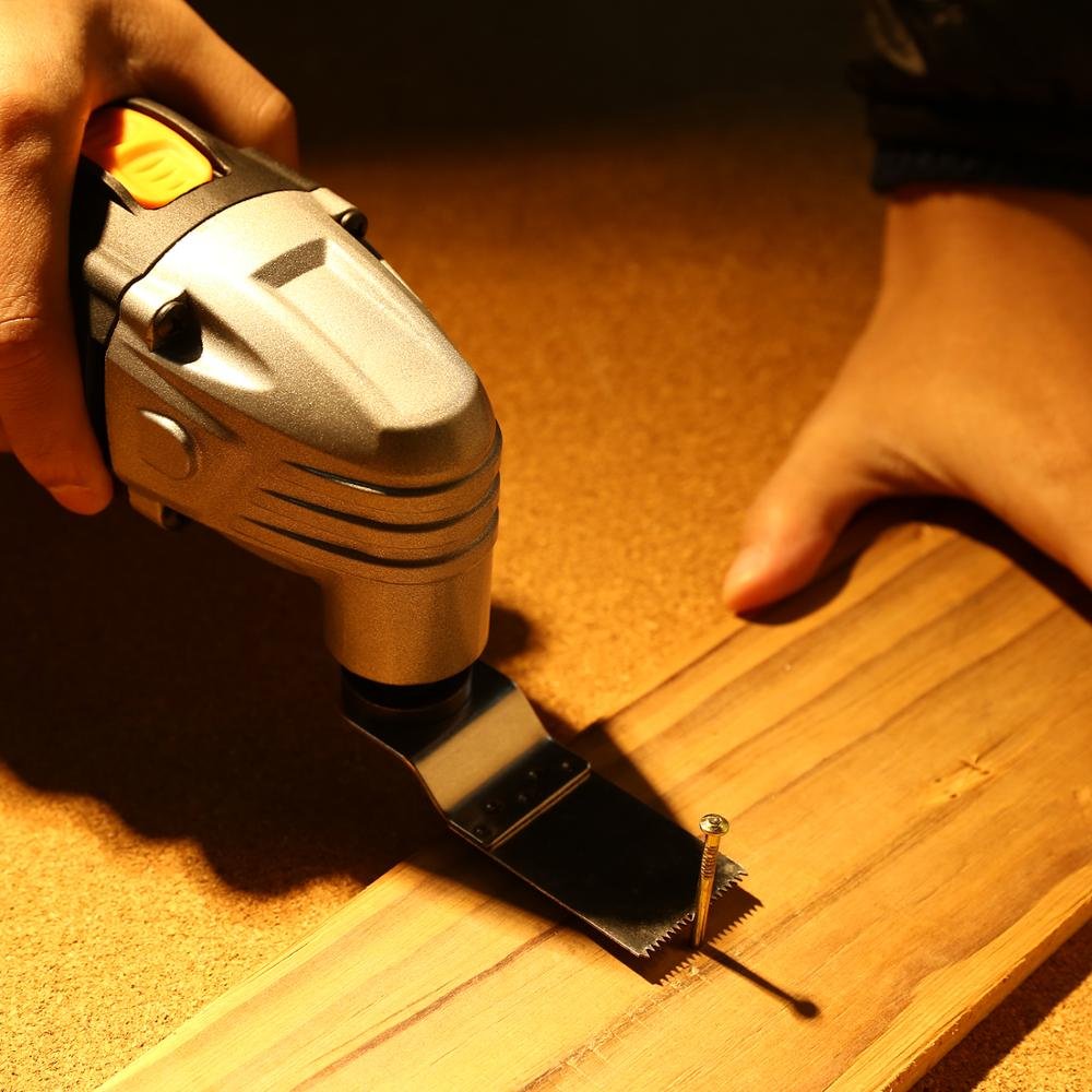 DEKO DKOM40LD1-S1 220V Multifunction Other Power Tools Oscillating Tool Trimmer Saw Variable Speed with Accessories Woodworking