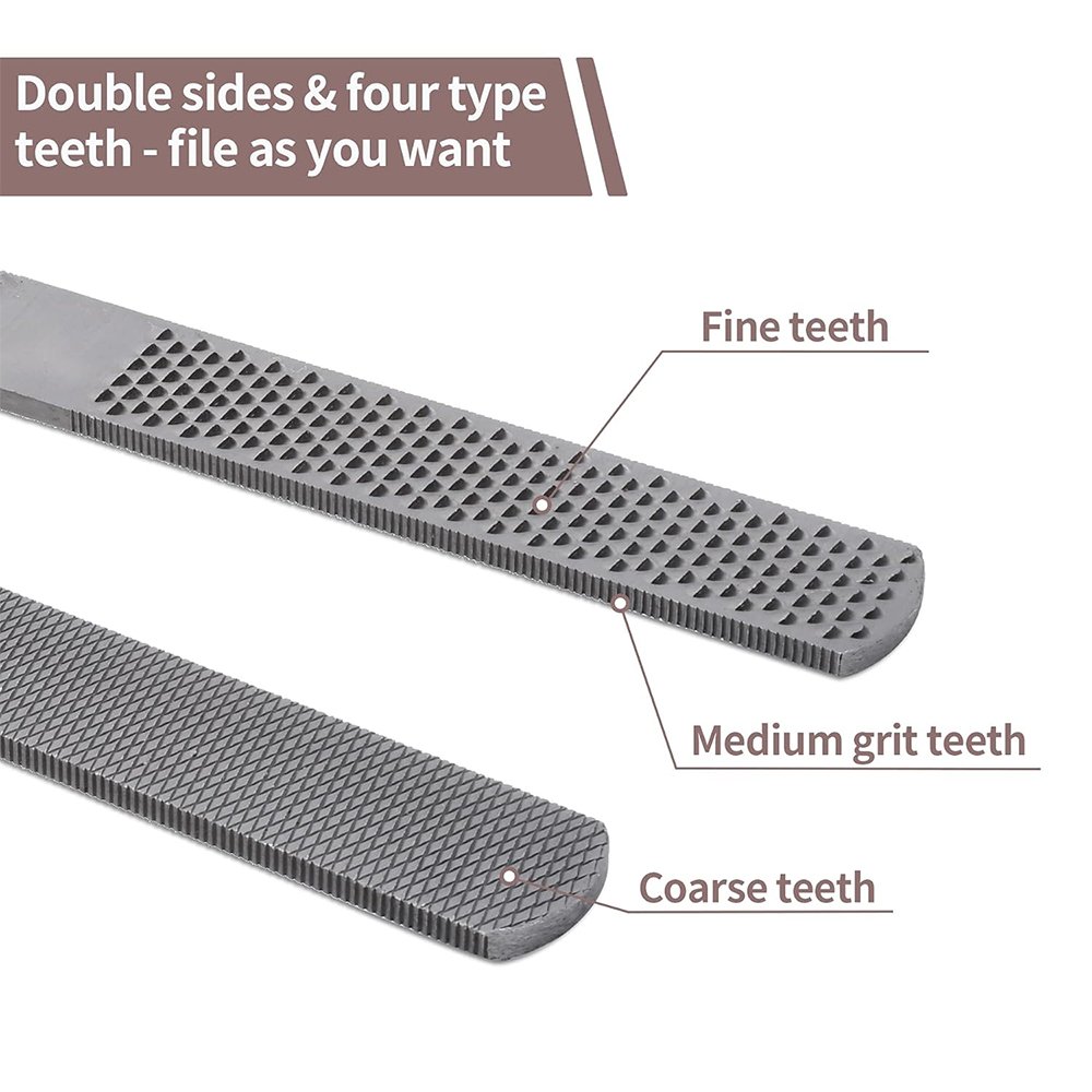 Professional Double Sided Stainless Steel Hoof Rasp Files Veterinary Instruments for Horse Hoof Cleaning Tool Manicure Kits