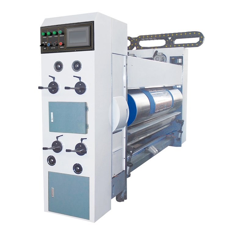 High Speed 3 Color Corrugated Carton Cardboard Sheets Flexo Printing and Cutting Machine