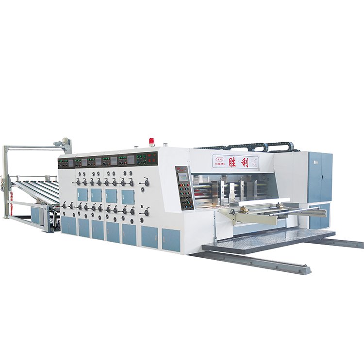 High Speed 3 Color Corrugated Carton Cardboard Sheets Flexo Printing and Cutting Machine