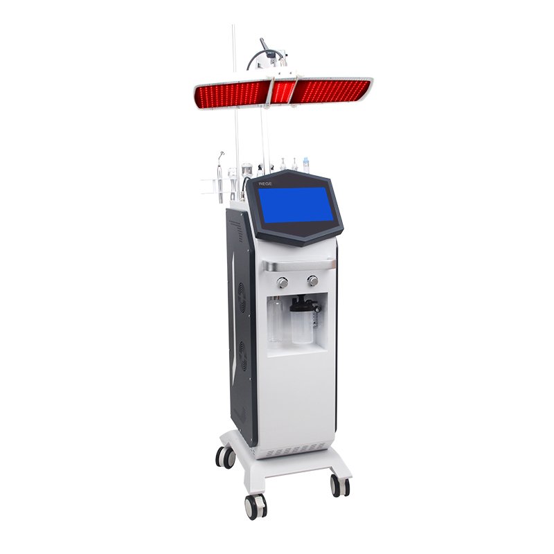 12 in 1 Skin Analyzer PDT Led Light Aqua Peel Skin Care Facial Beauty Hydra Dermabrasion Machine