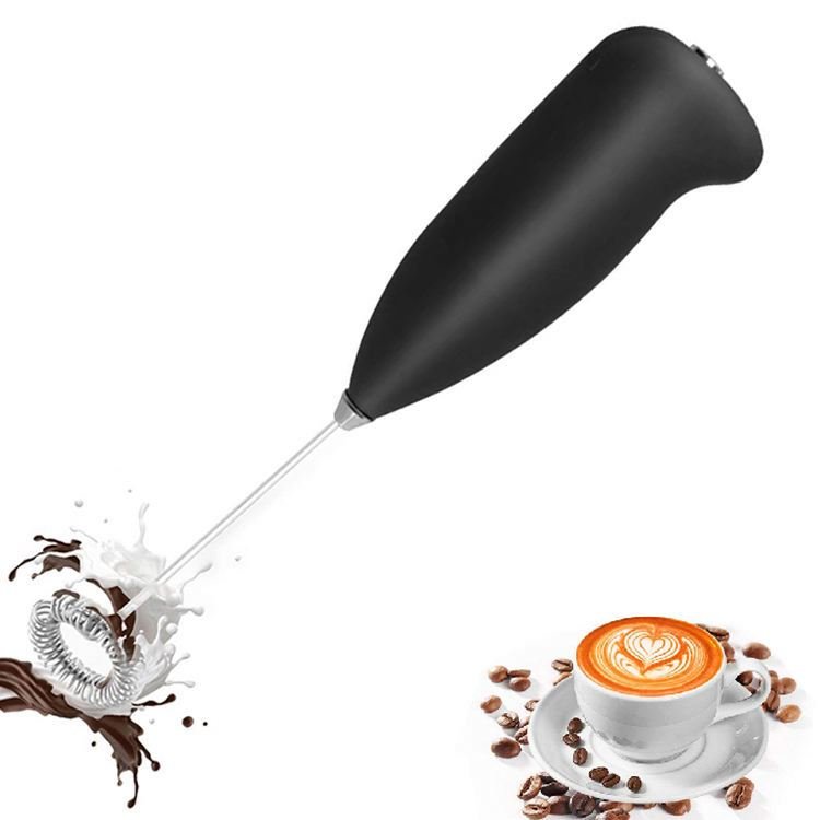 Hot Sale Handheld Electric Milk Frother Stainless Steel Battery Powered Coffee Milk Frother Whisk Electric Mixer tools