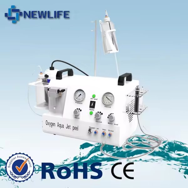 2024 2/4/7 in One 4-8 bar High Pressure Hyperbaric Oxygen Jet Peel Therapy Facial Jetpeeling Machine