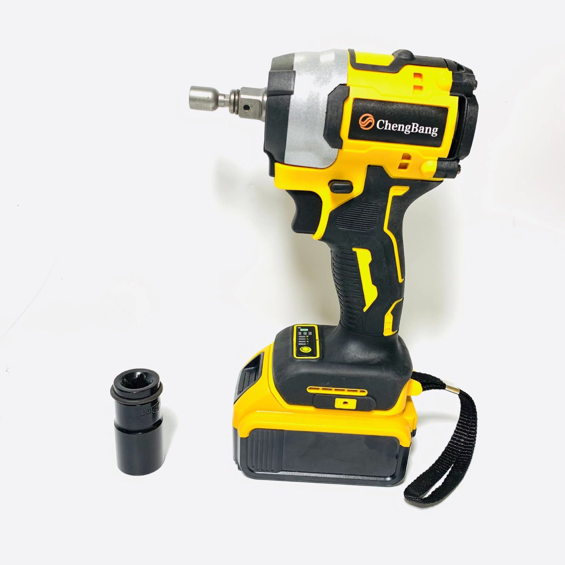Set of 2pcs Cordless Power Tools Kits Rechargeable Lithium Electric Impact Wrench Brushless Angle Grinder Combination Tool Set