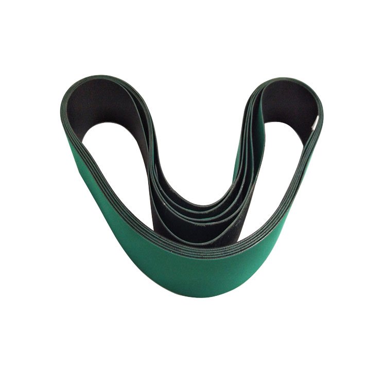 1.0mm Green and Black Fabric Transmission Belt For Packaging and Printing Machine