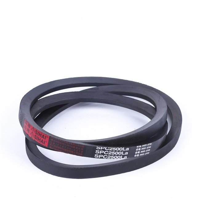 Rubber Industrial Power SPC Type Rubber Wrapped V Belt Rubber Conveyer Transmission Belts
