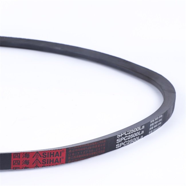 Rubber Industrial Power SPC Type Rubber Wrapped V Belt Rubber Conveyer Transmission Belts