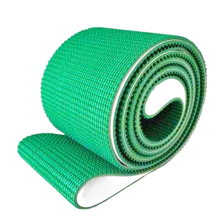 green rough top pvc belt for packaging lines conveyor belt smooth operation and enhanced efficiency