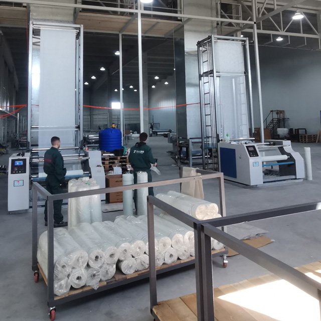 Weaving Machine Warping Machine for Fiberglass Mesh Glue Coating Machine Sizing Equipment Construction Mesh Auto Production Line