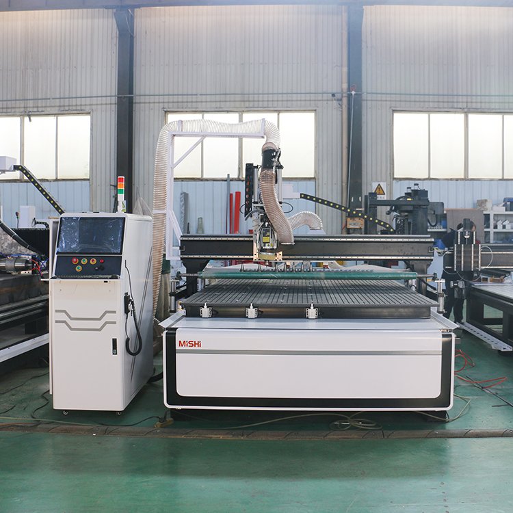 Customized ATC CNC Router 2132 With Automatic Tool Change Pressure Roller Vacuum Work Table CNC Nesting Cabinet Machine