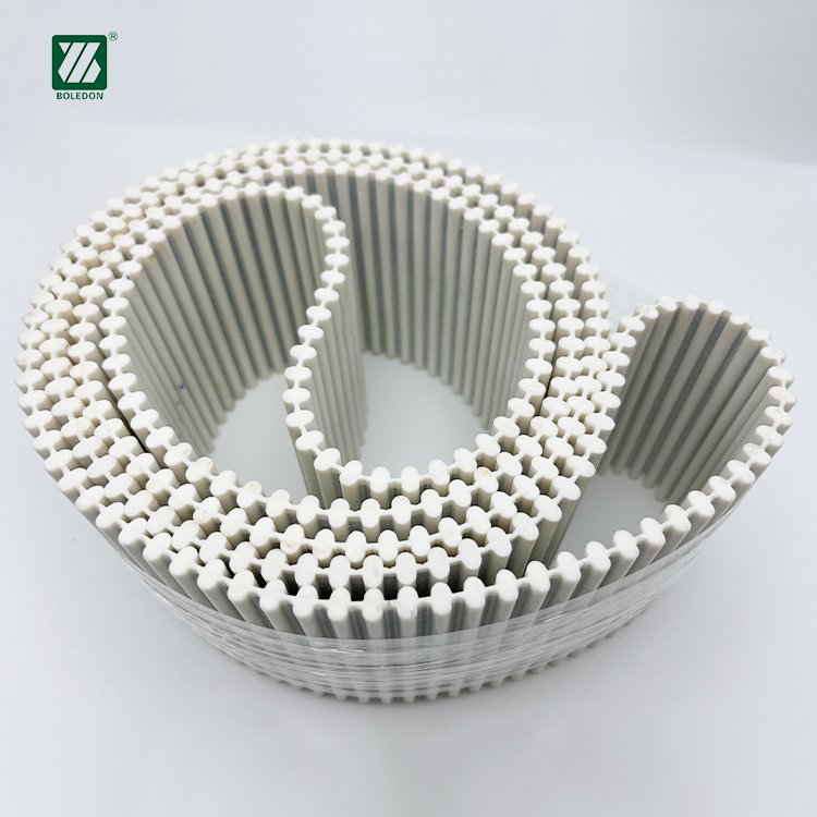 Custom PU Timing Belt 80mm Width Htd8m Double Sided Tooth Belt