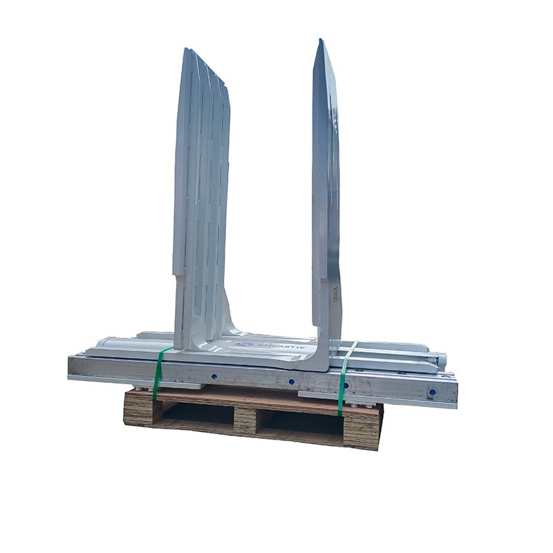 New factory direct low-cost forklift parts Bale Clamp attachment rubber pad for grua horquilla