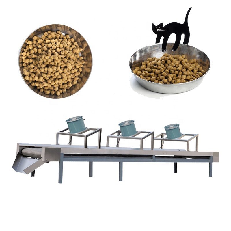 Auto Twin Screw Dry Animal Pet Food Pellet Feed Machine Extruder Food Dog