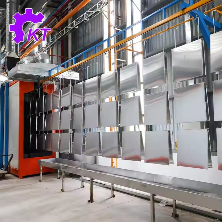 Electrostatic Enamel Powder Coating Curing Production Line Iron Hot Product