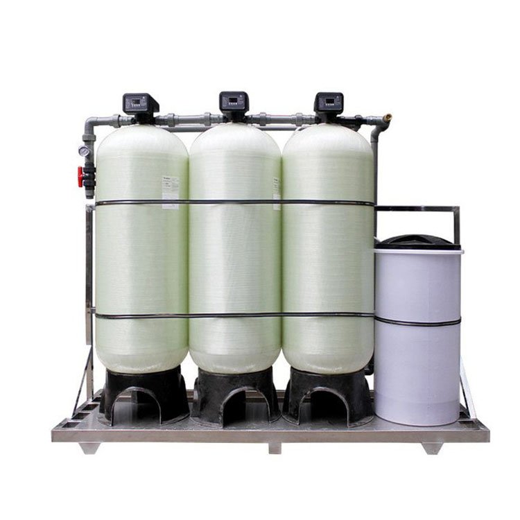 Industrial 2000 Liter Per Hour Automatic Boiler Water Softener Plastic Machinery Pump Core Components Water Treatment System