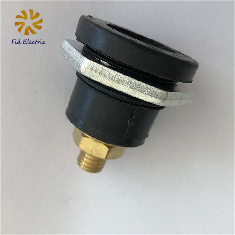 60A Female Panel Mounted Brass Camlock Connector
