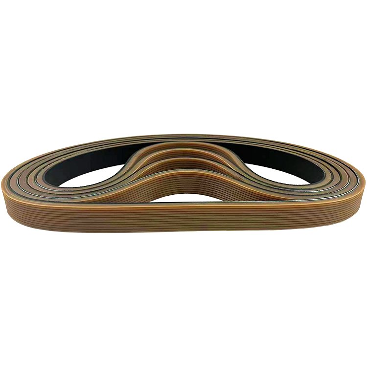 flat rubber transmission belt for for gluing folder machine