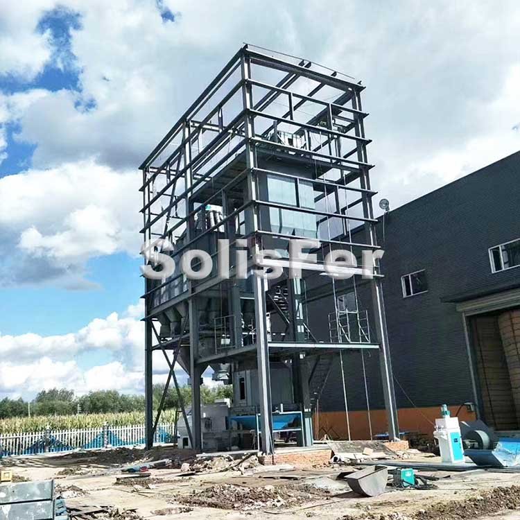 8-12 Ton Per Hour Chicken Poultry Animal Cattle Cow Pig Swine Live Stock Feed Making Machine Auto Chick Feed Production Line