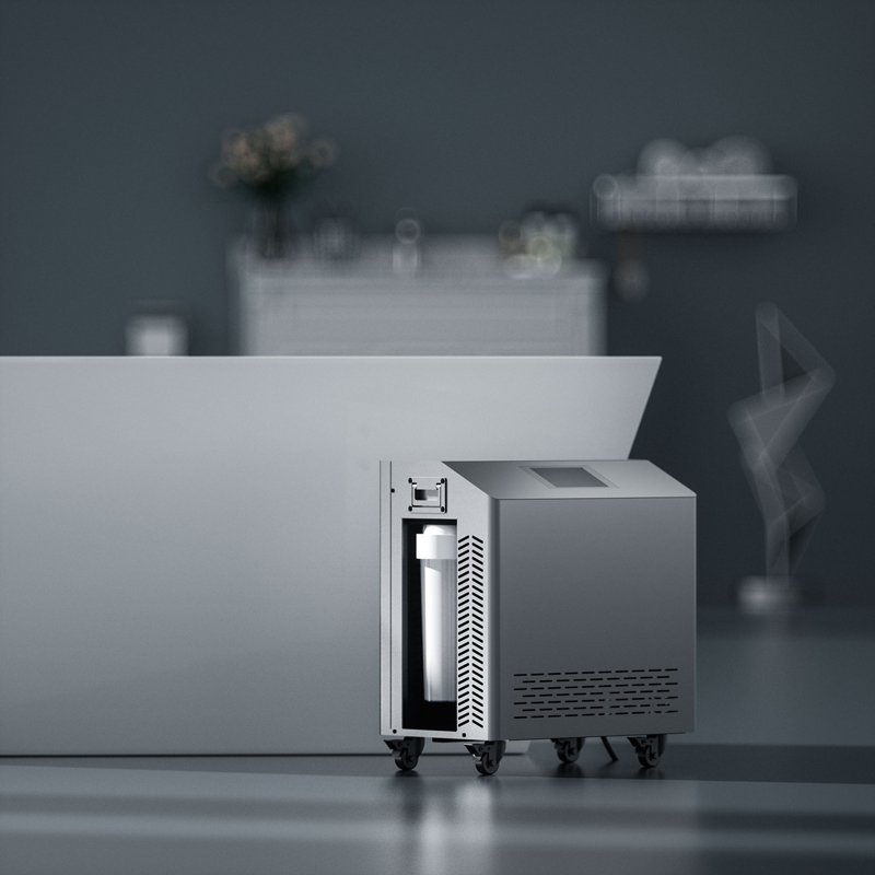 SYOCHI New Potable Ice Bath and Water Cooler Acrylic Cold Plunge Chiller Digital