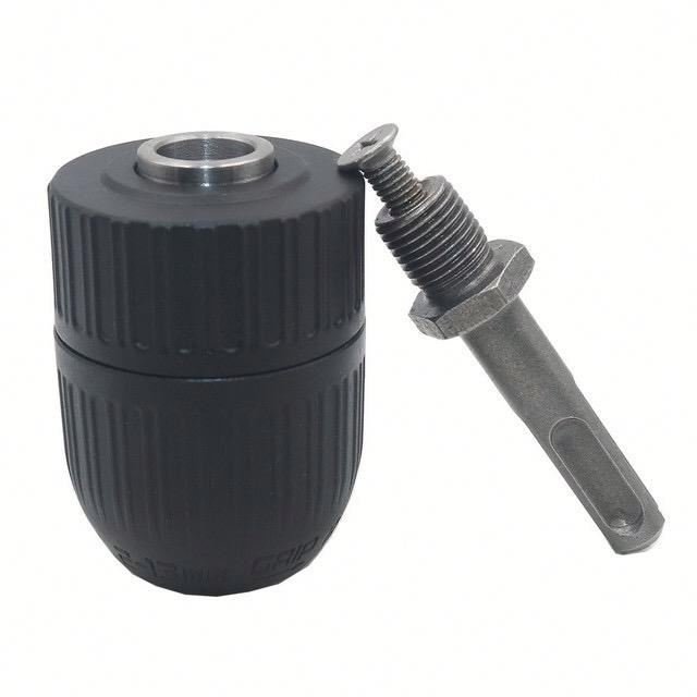 2MM- 13MM Keyless Drill Chuck Drilling Adapter Converter with SDS Shank Adaptor Power Tool Accessories