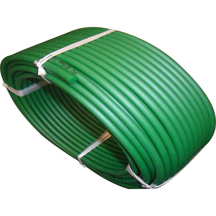 4mm Green Rough Polyurethane PU Industrial Polycord Round Belt Paper Cross-Cutter Belt Factory Outlet Transmission belts
