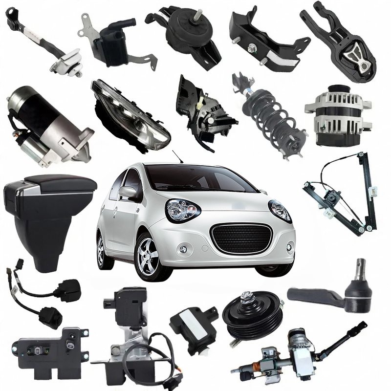 For Geely LC Panda Part Headlight Control Arm Ball Joint Tie Rod End Stabilizer Sway Link Clutch Cover Disc Bearing DRL Bumper