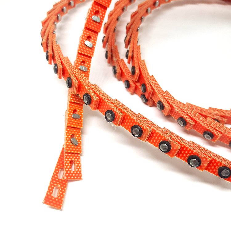 Orange Power Twist Link V Belt With Nail A13 B17 C22 Z10 With Nail Transmission Belt