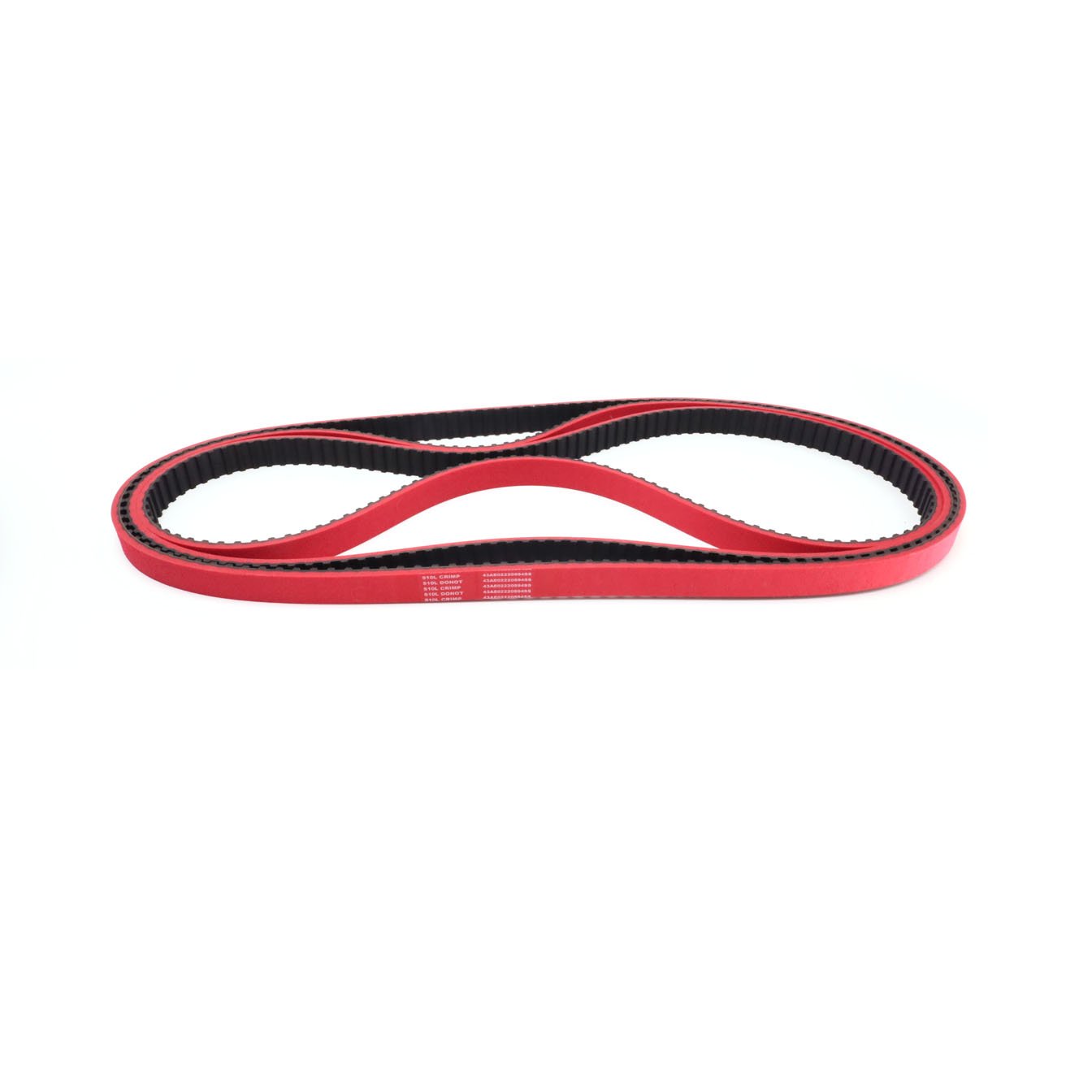 High Quality Industry Transmission Belt Rubber Timing Belt Coated Red Rubber