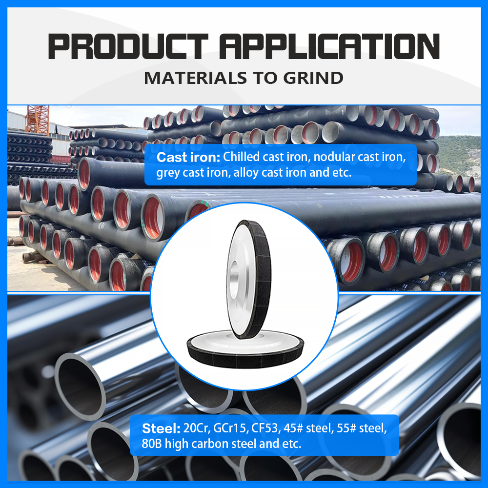 vitrified crankshaft Main Bearing Rod Journals Crankpin Journals and Flywheel Flange End grinding CBN wheel