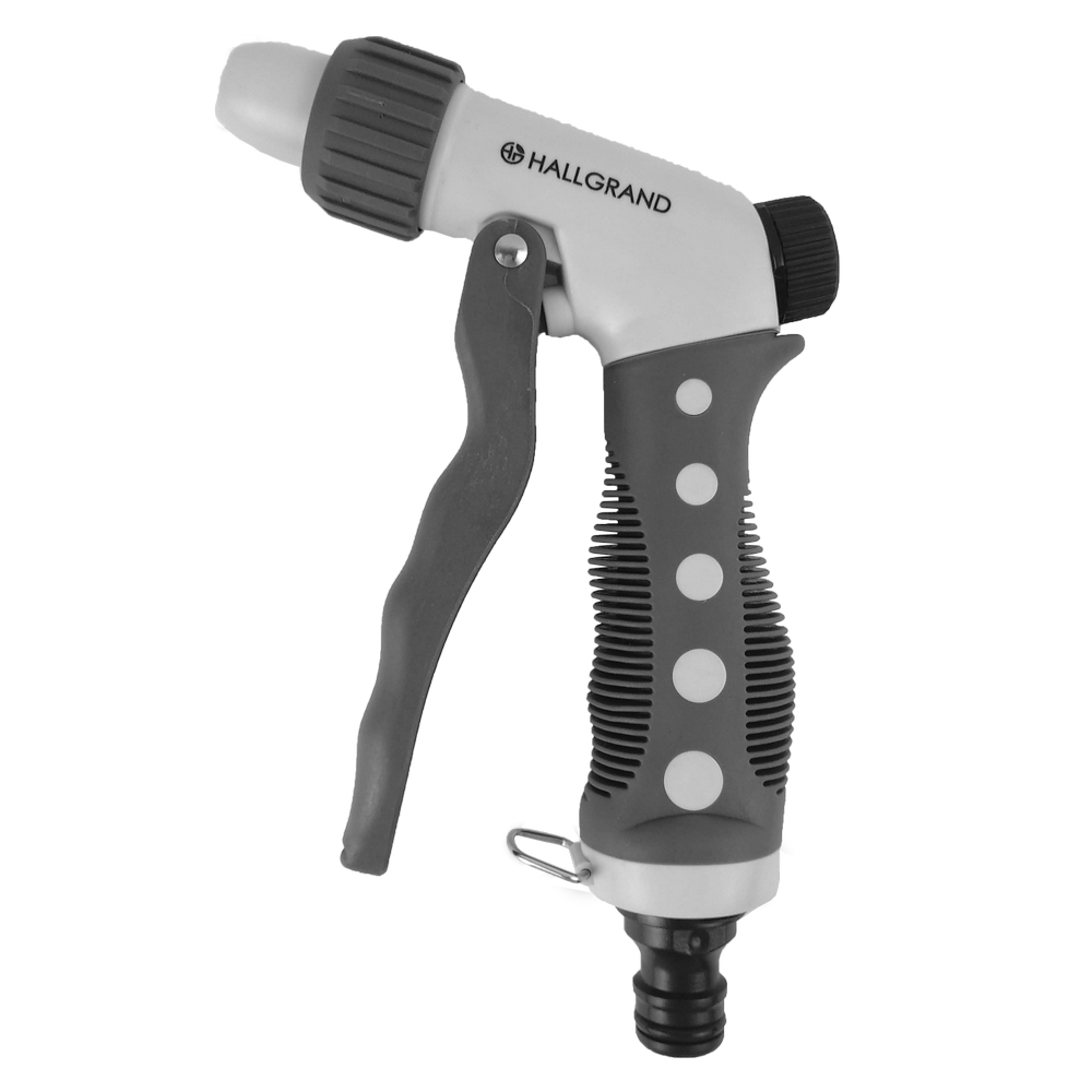 Garden 3 Different Functions Water Sprayer Front Pull Lever Control with Trigger Buckle Adjustable Pattern Garden Hose Nozzle