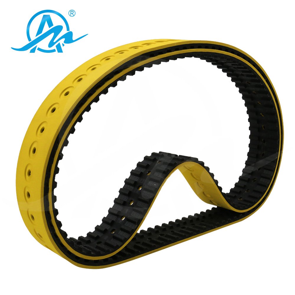 vacuum rubber belt seamless rubber transmission belt with punching hole