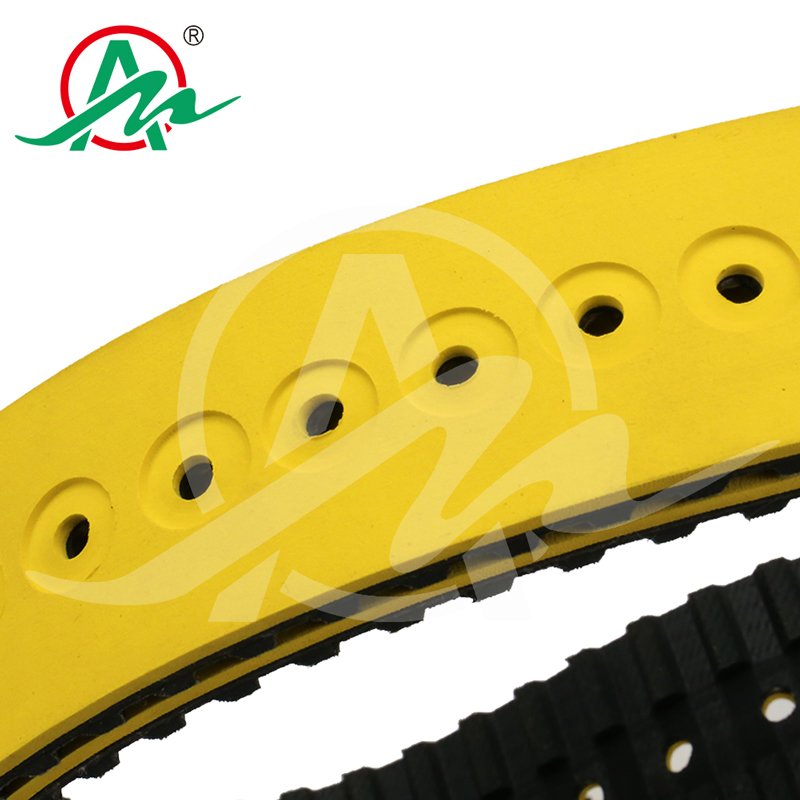 vacuum rubber belt seamless rubber transmission belt with punching hole